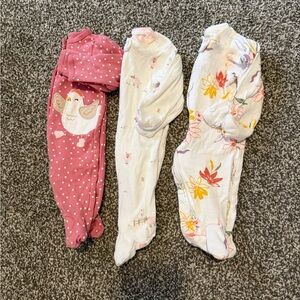 Carter's Pink, White, and Floral Kids Pajamas